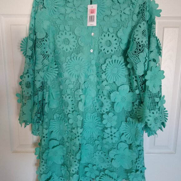 NWT! J.Marie Dress ONLY $59! Retail $168! Seraphina Floral 3D Lace Sz XS - Picture 2 of 8